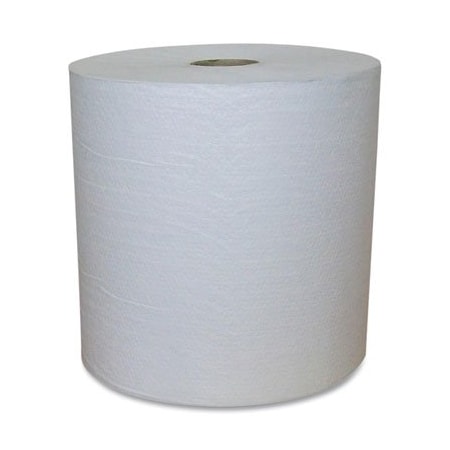 American Paper Converting Hardwound Hardwound Paper Towels, 1-ply Ply, 800 ft, White EW80166